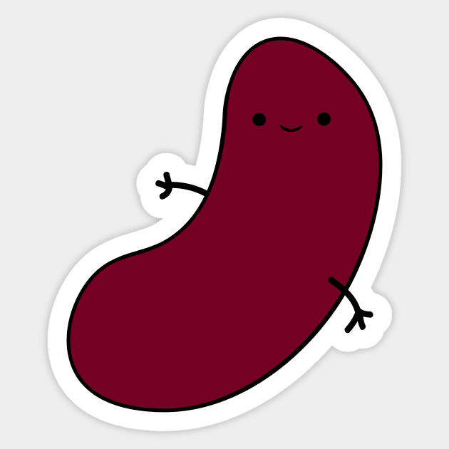 Cute Bean Sticker by PH-Design